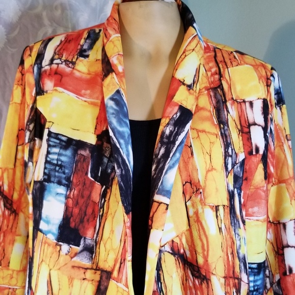 Alberto makali $new  womens blazer long  sleeve L - Picture 1 of 8